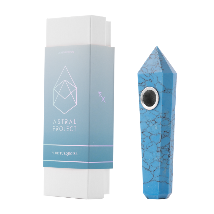 Astral Project Gemstone Pipe illustrative gemstone product photograph; gemstone variation selected separately
