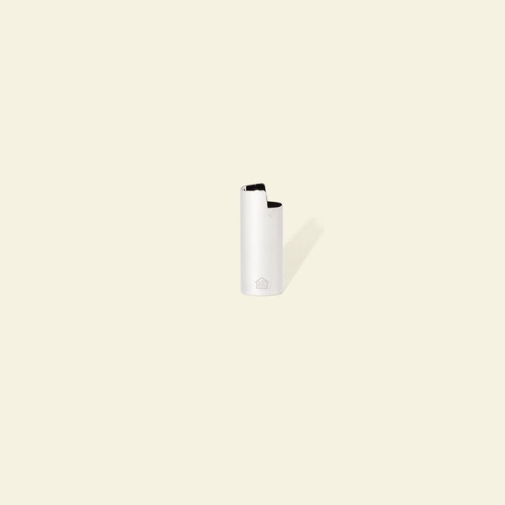 Houseplant Mini Lighter Cover in Silver — Fits Mini BIC — product photograph