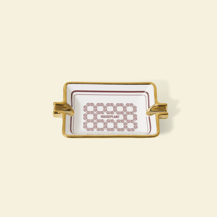 Houseplant Catchall Ashtray — Stoneware Valet Tray — product photograph