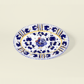 Houseplant Smoking Rooster Oval Platter — Hand-Painted in Deruta, Italy
