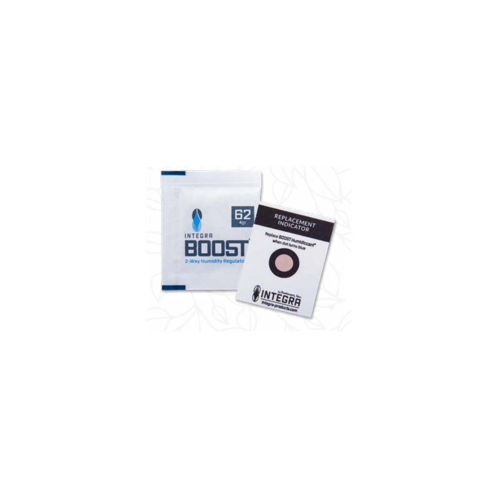 Integra Boost® 4g Two-Way Humidity Control – 62% RH, 4 retail display boxes × 200 packs (800 total)