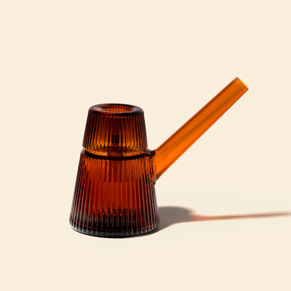 NWTN Home Deco Bubbler — Fluted Glass Water Pipe