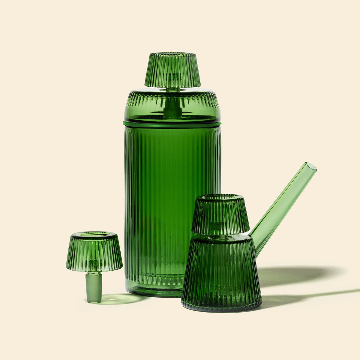 NWTN Home Deco Bundle — Gravity Bong, Bubbler & Bowl (Emerald)