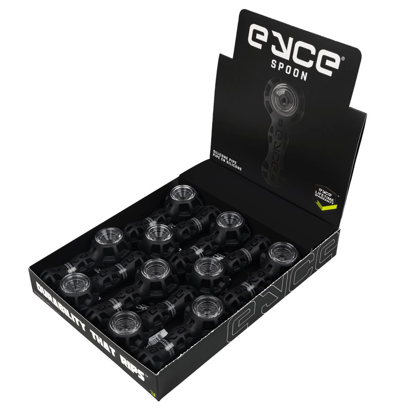 Eyce Spoon Display POP of 10 Units Black